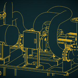 120 GPM amine gas treating skid package for natural gas sweetening