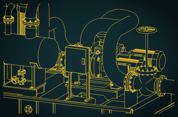 120 GPM amine gas treating skid package for natural gas sweetening